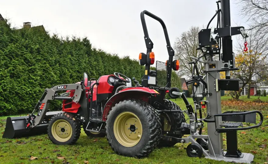 Gebrauchter 30-t-Holzspalter - worauf es bei Kauf und Technik ankommt