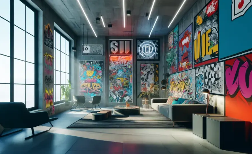 Sztuka uliczna - mural, graffiti. Jak czytać i przenieść do wnętrza?
