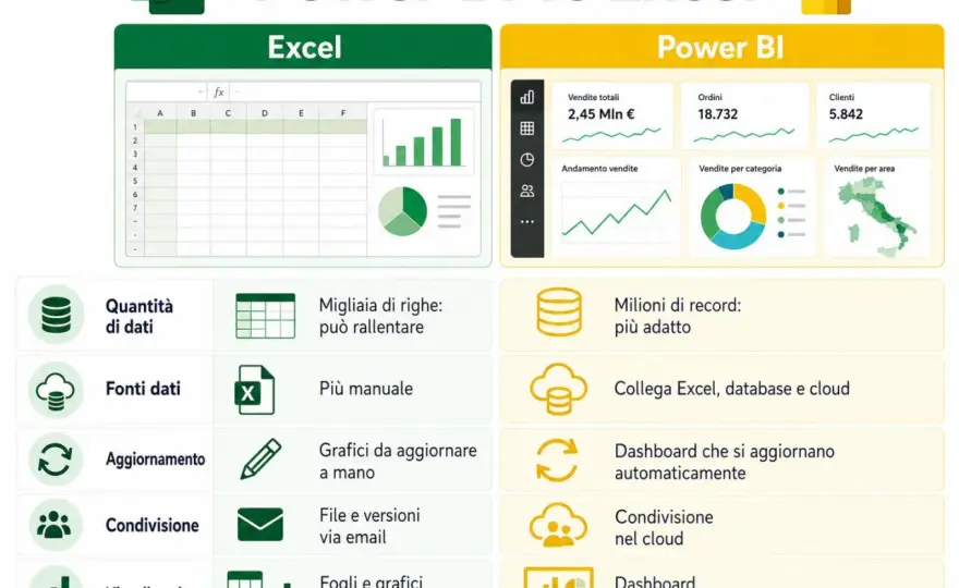 Excel e Power BI insieme - modelli solidi e analisi con DAX