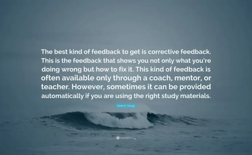 Corrective Feedback - Give It Right, Get Results