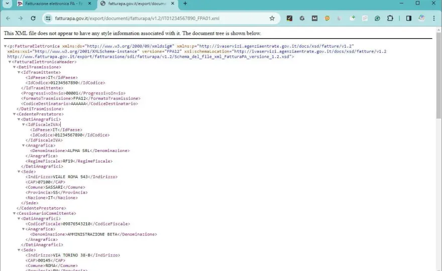 File XML - come aprirlo, modificarlo e usarlo nei dati
