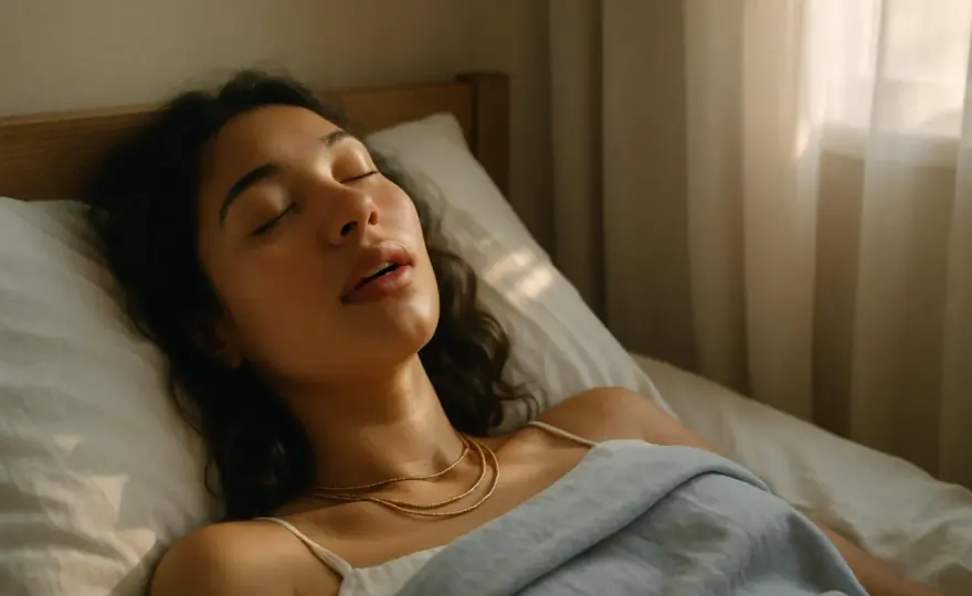 Dormire con la bocca aperta e sbavare - cause e rimedi