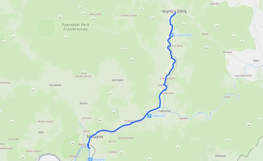 Mapa tras rowerowych Krynica-Zdrój: odkryj najlepsze trasy dla siebie