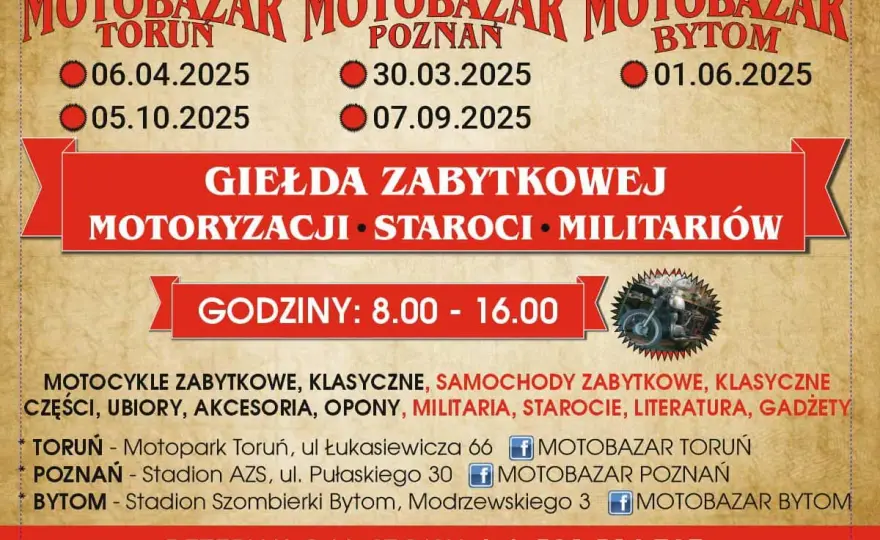 Giełda motocyklowa 2026: Kiedy i gdzie? Twój kompletny przewodnik!
