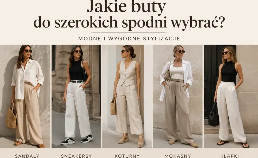 Buty do szerokich spodni - Jak wybrać, by wydłużyć nogi?