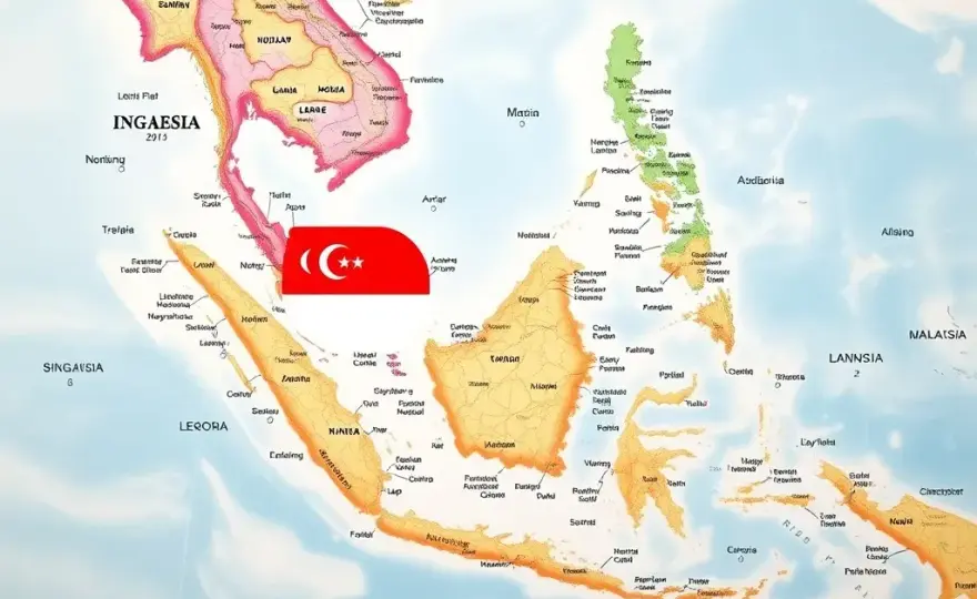 Gdzie leży Singapur na mapie? Odkryj jego strategiczne położenie