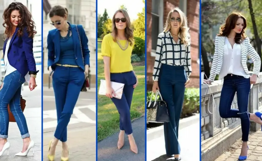 Pantalón azul marino: 70+ ideas para combinarlo con estilo y acierto