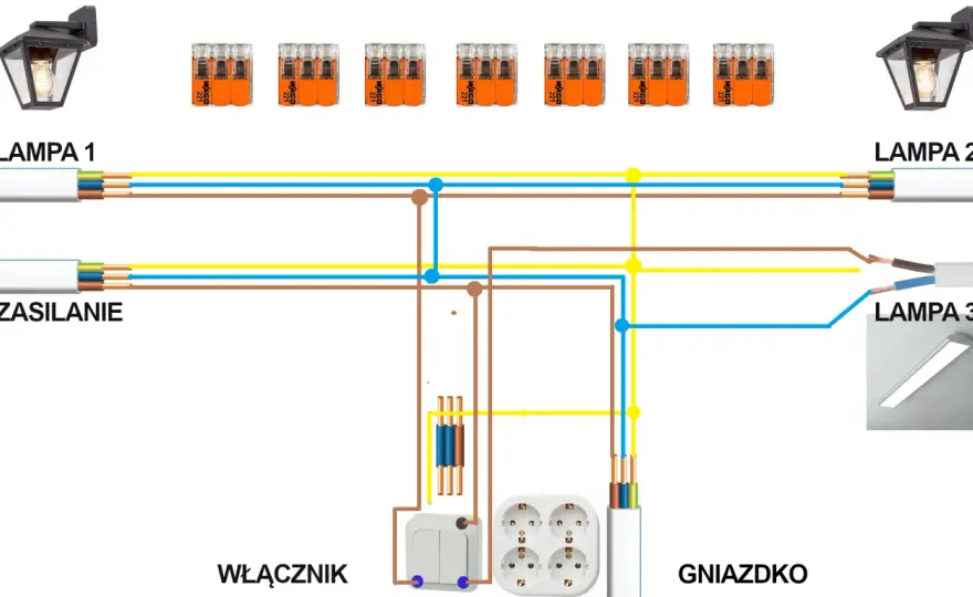 Schemat instalacji elektrycznej oświetlenia - klucz do bezpieczeństwa