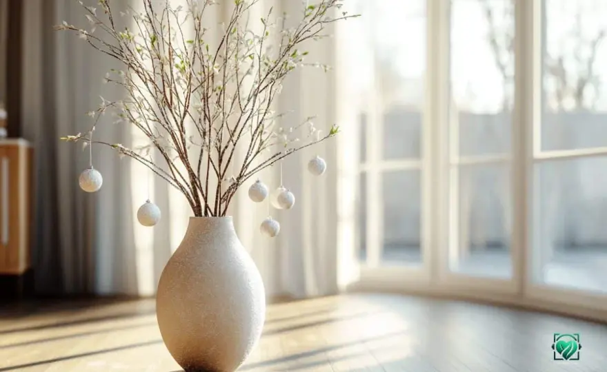 Bodenvase mit Zweigen - So gelingt die perfekte Deko