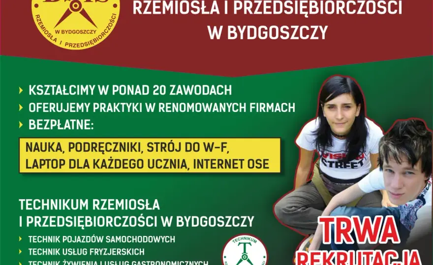 Szkoły branżowe w Bydgoszczy: Wybierz najlepszą dla siebie