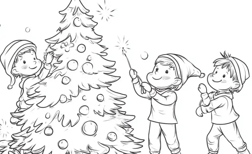 Weihnachten malen: Einfache Motive für Anfänger & Kinder