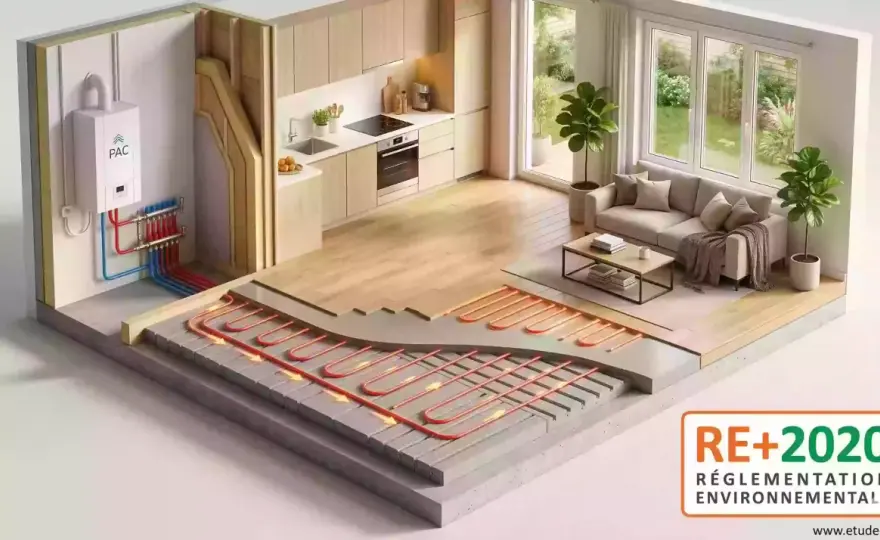 Plancher chauffant et PAC - Le duo gagnant? Découvrez pourquoi.
