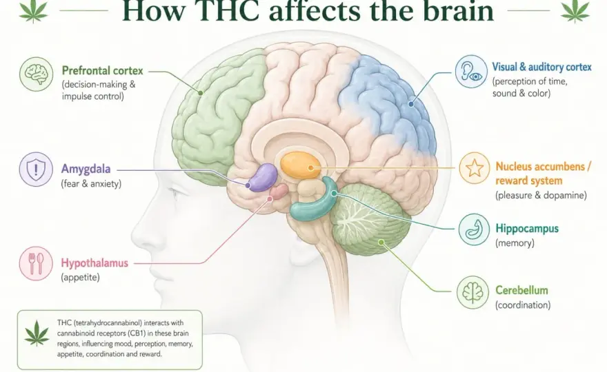 Cannabis und Dopamin - was THC mit Stimmung und Psyche macht