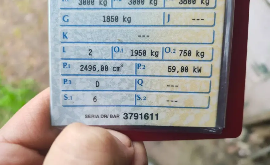 F3 w dowodzie rejestracyjnym - co oznacza przy kamperze i przyczepie