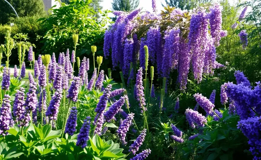 Fleur violette au jardin - Le guide complet pour un effet réussi