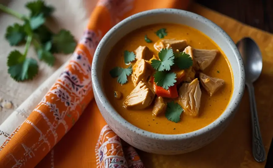 Kurczak korma z mlekiem kokosowym: Wyjątkowy przepis na curry