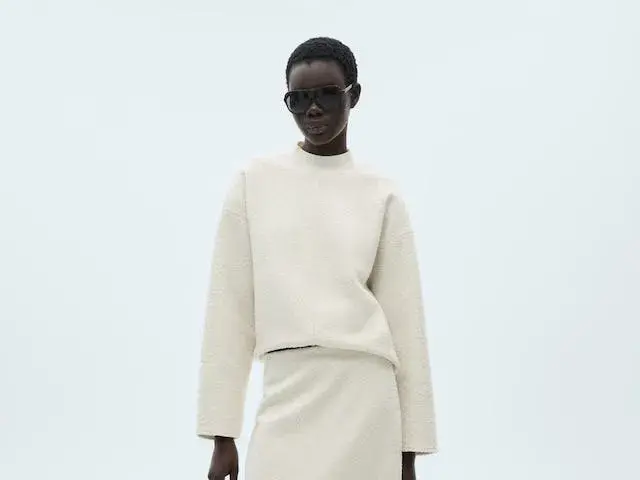 Conjunto falda y jersey punto Mango: El look que transforma tu armario