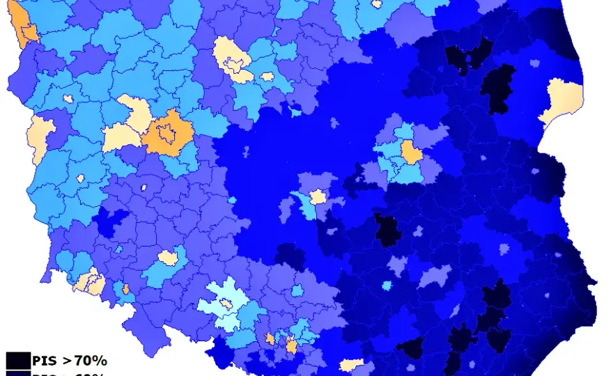 Ile PiS jest u władzy w Polsce? Kluczowe regiony i wyniki wyborów