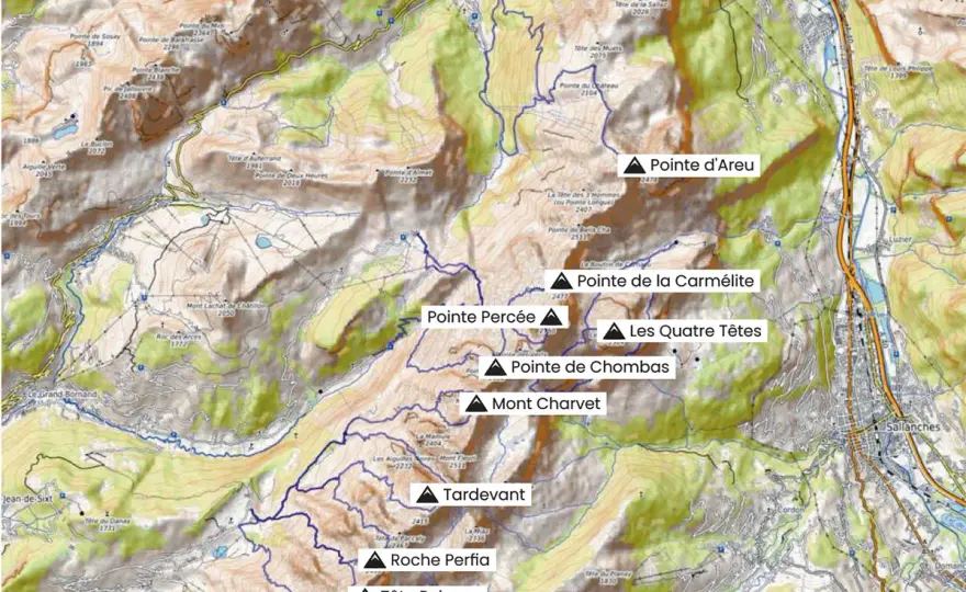 Aravis - Lire la carte pour des sorties réussies en montagne
