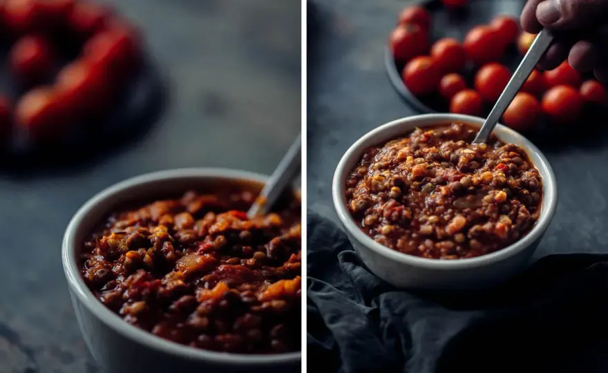 Boloñesa de lentejas perfecta - ¡Consigue una salsa inolvidable!