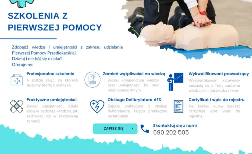 Jak długo ważne jest szkolenie z pierwszej pomocy i co grozi za brak aktualizacji