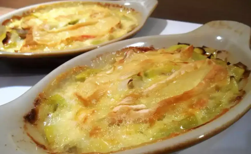 Gratin poireaux reblochon - Le secret d'un plat fondant