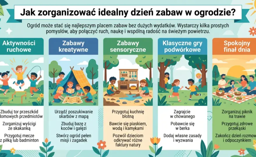 Zabawy dla dzieci w ogrodzie - Proste pomysły na ruch i radość!