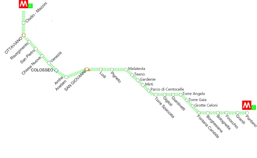 Linea C di Roma - fermate, orari e biglietti da sapere