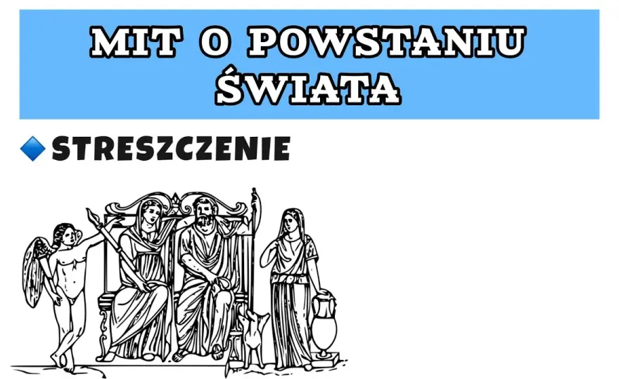 Streszczenie mitu o powstaniu świata: Kluczowe postacie i ich losy