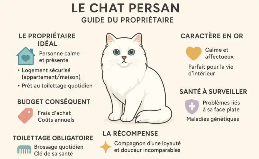 Persan museau plat - Guide complet pour son bien-être