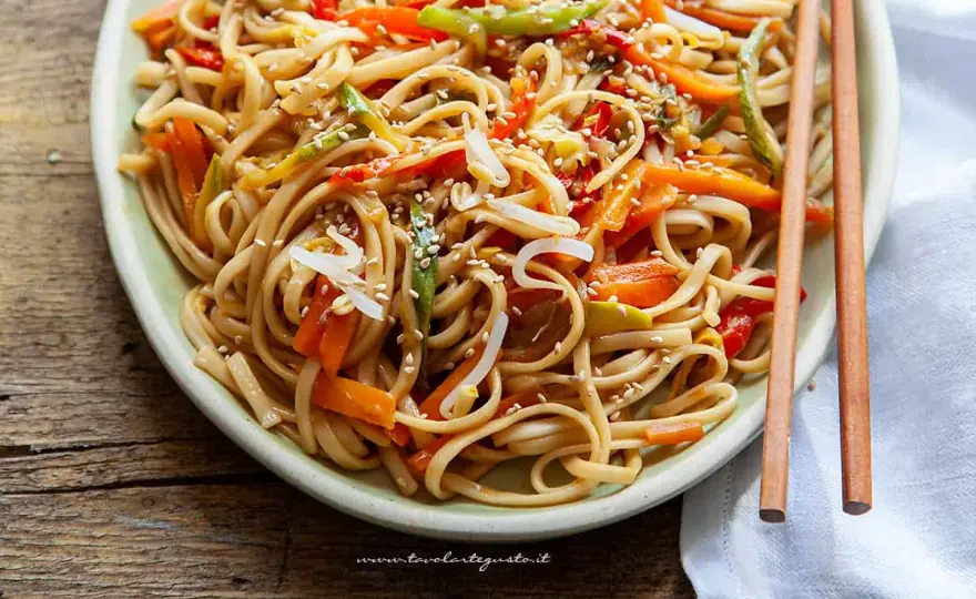 Noodles con verdure perfetti - La guida per non farli molli