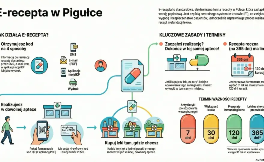 Ile ważna jest recepta? Terminy, wyjątki i e-recepta roczna