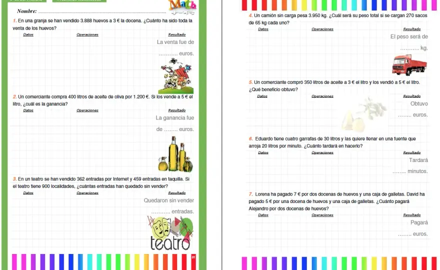 Problemas de matemáticas 6º Primaria - Guía para resolverlos