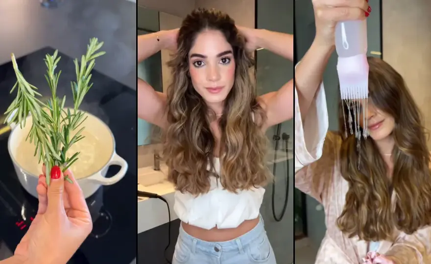Agua de romero para el pelo - cómo usarla y qué esperar