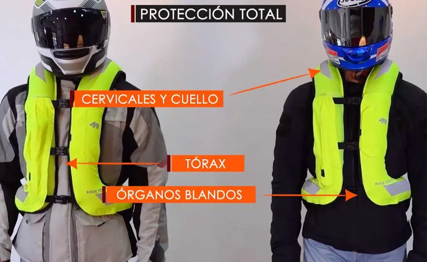 Airbag para moto - cómo elegir el que realmente te conviene