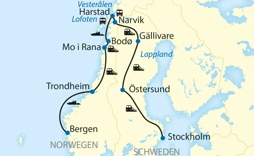 Schwedisches Bahnnetz - So funktioniert es wirklich!