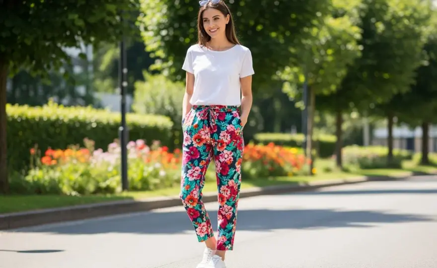 Jak stylizować spodnie w kwiaty? Praktyczne porady i inspiracje