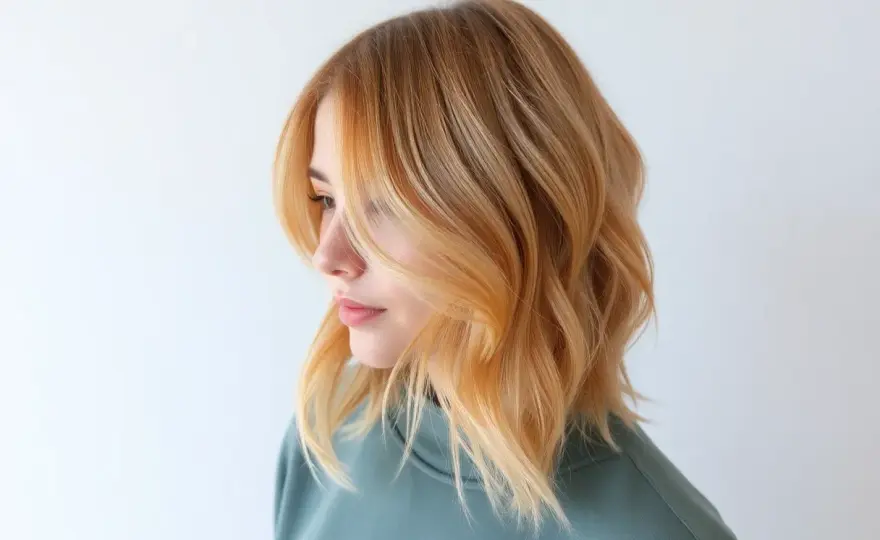 Brzoskwiniowy blond - komu pasuje i jak go utrzymać?