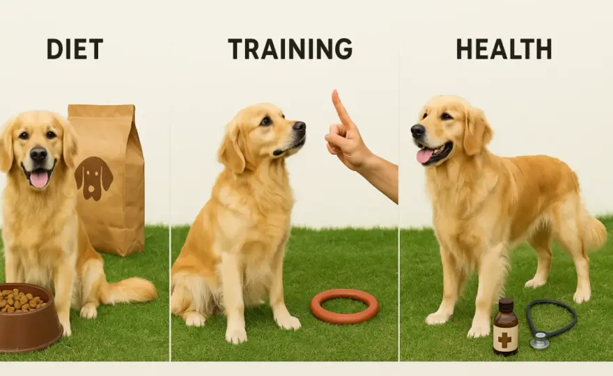 Comida para Golden Retriever - La guía definitiva para su salud