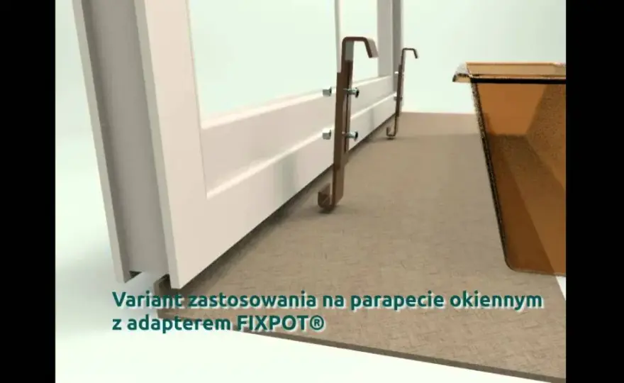 Jak przymocować doniczkę do parapetu, aby uniknąć jej upadku