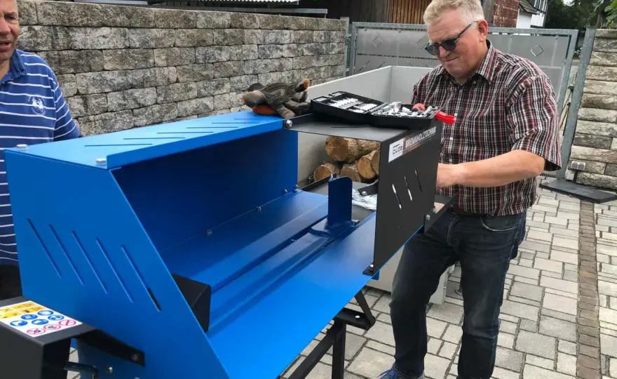 Güde GHS 370/4TE im Check - was der Holzspalter kann