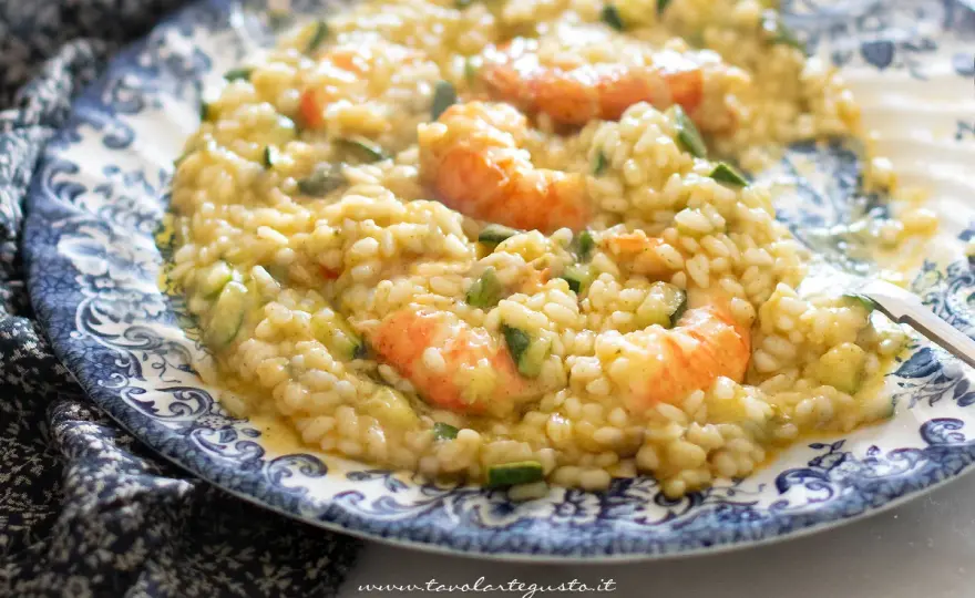 Risotto zucchine e gamberetti - La ricetta per un primo perfetto