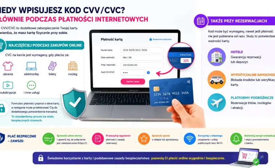 Kod CVV - Gdzie jest i jak bezpiecznie płacić online?