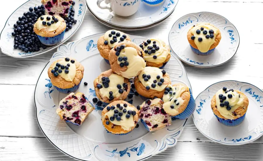 Muffiny z jagodami - puszyste, wilgotne i zawsze udane!