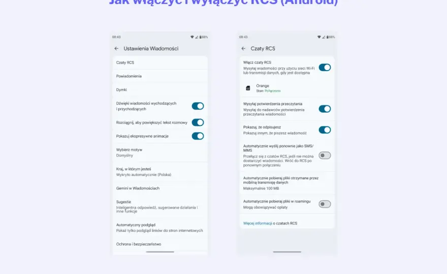 Jak wyłączyć RCS? Pełny poradnik dla Androida i iPhone