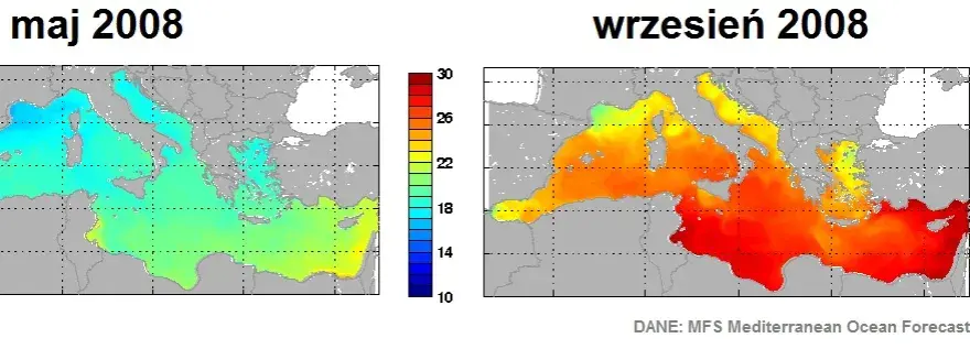 Jaka temperatura wody w Bałtyku? Od 18 do 22°C. Gdzie najcieplej?