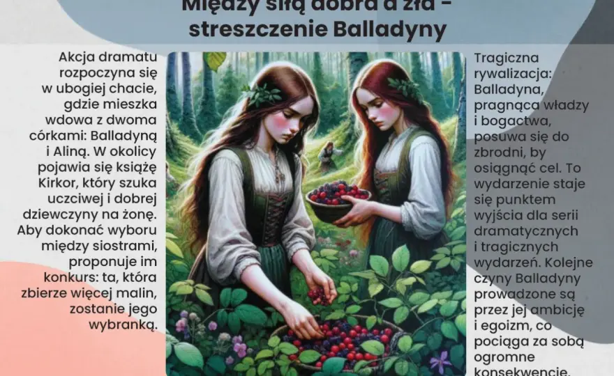 Balladyna - streszczenie, bohaterowie i sens dramatu