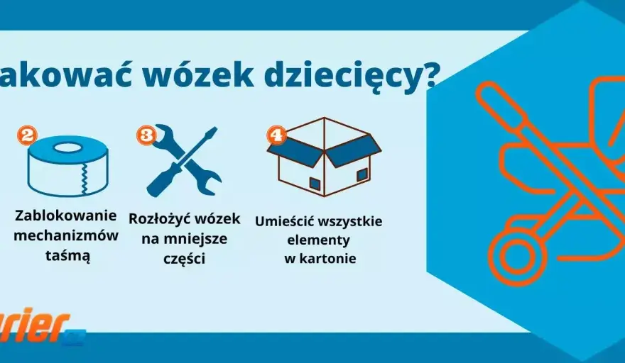 Jak zapakować wózek dziecięcy do wysyłki, by nie dopłacić?