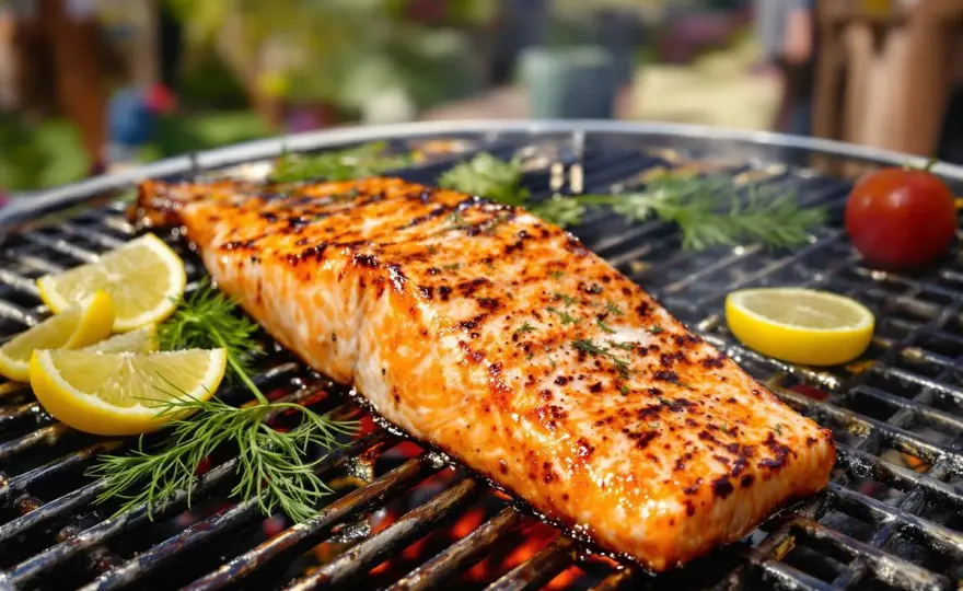 Saumon entier au barbecue - La méthode infaillible