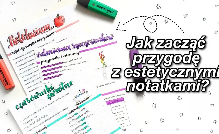 Jak robić ładne notatki w zeszycie – proste techniki i triki